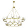 Aragon LED Chandelier in Soft Brass (60|ARA-10268-SB)