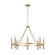 Winton Eight Light Chandelier in Matte Brass (65|462081MA)