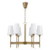 Leland Six Light Chandelier in Aged Brass (65|460861AD-718)
