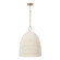 Natalia One Light Pendant in Aged Brass (65|358811AD)