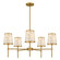 Windley Five Light Chandelier in Brushed Gold (10|WIND5032BRG)