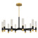 Davies LED Chandelier in Brushed Gold (10|PCDAV5040BRG)