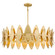 Hayley Six Light Pendant in Gold Leaf (10|HAY2837GFL)