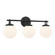 Ortesa Three Light Vanity in Dark Matte Black (7|12013-899)