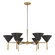 Cortan Six Light Chandelier in Legacy Brass (7|10316-855)