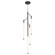 Motif LED Pendant in Black (347|PD74746-BK-UNV)