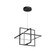 Mondrian LED Pendant in Black (347|PD16320-BK-UNV)