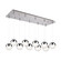 Pluto LED Pendant in Chrome (347|MP402801CH-10)