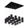Cameo LED Pendant in Black (347|MP401431BK-16)