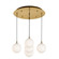 Bolla LED Pendant in Brushed Gold/Opal Glass (347|MP3106BGOP-05)