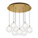 Bolla LED Pendant in Brushed Gold (347|MP3106BG-09)