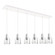 Samson LED Pendant in White/Clear Glass (347|MP12506WHCL-06)