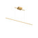 Vega Minor LED Linear Pendant in Brushed Gold (347|LP18248-BG-UNV)