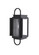 Irving One Light Outdoor Wall Lantern in Textured Black (46|ZA7704-TB)