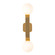 Briar Two Light Wall Sconce in Brushed Gold (347|WS11522-BG)