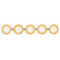 Cleo LED Bathroom Vanity in Brushed Gold/Opal Glass (347|VL77936-BG/OP)