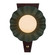 Furrow One Light Wall Sconce in Pine Green (452|WS354012PGN)