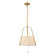 Scout Two Light Pendant in Brushed Gold/White Linen (452|PD675213BGWL)