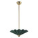 Furrow LED Pendant in Pine Green (452|PD354016PGN)