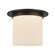 Mineral One Light Flush Mount in Urban Bronze/Matte Opal Glass (452|FM360118UBOP)