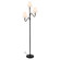 Sloan Three Light Floor Lamp in Matte Black/White Linen (452|FL445368MBWL)