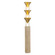 Versus Three Light Floor Lamp in Patina Brass (452|FL341367PTB)