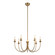 Ember Seven Light Chandelier in Brushed Gold (452|CH419726BG)