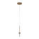 Goccia LED Mini Pendant in Winter Brass (238|047611-044-FR001)