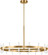 Silas LED Chandelier in Burnished Brass/Burnished Brass (454|SLC11032BBS)
