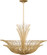 Dorelle Six Light Chandelier in Gild/Gild (454|LXC1196GD)