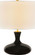 Amber One Light Table Lamp in Black Ceramic | Black Ceramic (454|KST1251CBK)