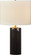 Lauren One Light Table Lamp in Black Ceramic | Black Ceramic (454|KST1241CBK)