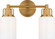 Ashford Two Light Bath in Burnished Brass | Burnished Brass (454|CV1112BBS)