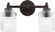 Barstow Two Light Bath in Aged Iron | Aged Iron (454|CV1092AI)