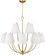 Marina 12 Light Chandelier in Burnished Brass/Burnished Brass (454|CC18412BBS)