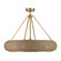 Gaia Four Light Fan D'Lier in Warm Brass (51|40-FD-8302-322)