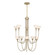 Florena Ten Light Chandelier in Noble Brass (51|1-5083-10-127)