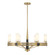 Farrell Six Light Chandelier in Warm Brass (51|1-2914-6-322)