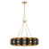 Pelham LED Chandelier in Black Cashmere/True Gold (51|1-2414-16-343)