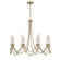 Sofia LED Chandelier in Noble Brass (51|1-1799-8-127)