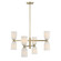 Baldwin Eight Light Chandelier in Noble Brass (51|1-1248-8-127)