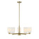 Baldwin Five Light Chandelier in Noble Brass (51|1-1246-5-127)