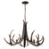 Caribou Five Light Chandelier in White (39|101325-SKT-02)