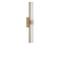 Fentress LED Vanity in Satin Brass (1|GLV1672SB-L)