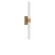Sarco LED Vanity in Satin Brass (1|GLV1632SB-L)