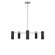 Zentro Five Light Chandelier in Brushed Nickel (1|GLC2055BNE)