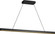 Aro Linear Chandelier in Midnight Black (1|GLC1911MBK)