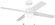 Loni 52'' Ceiling Fan in Matte White (1|4LNI52RZWD)