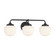 Cornwell Three Light Vanity in Dark Matte Black (7|2573-899)