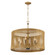 Aven Six Light Pendant in Sand Coal Black (7|16026-877)